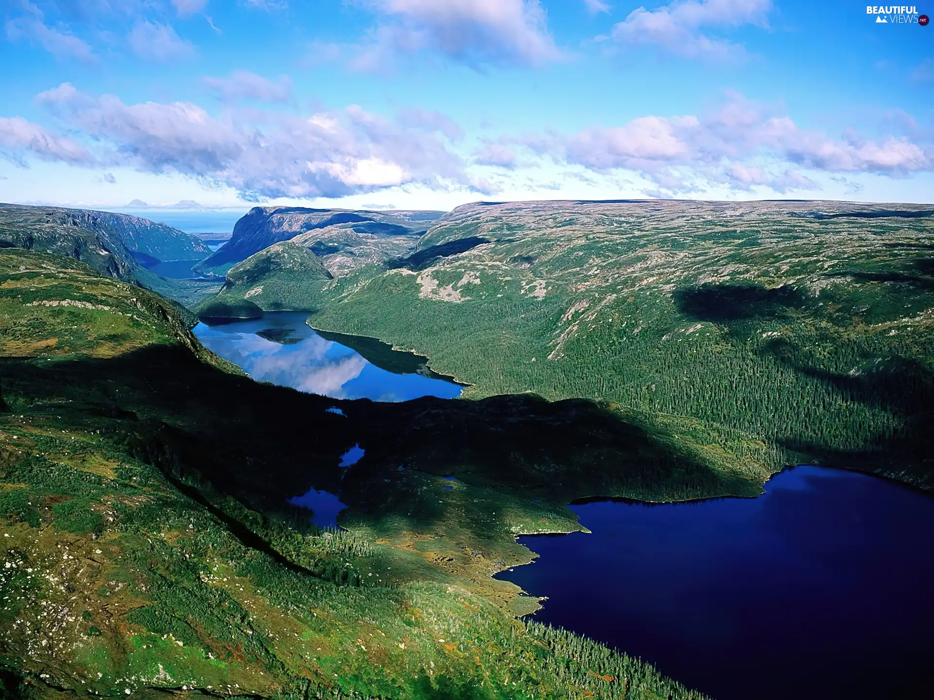 Canada, Mountains, lakes