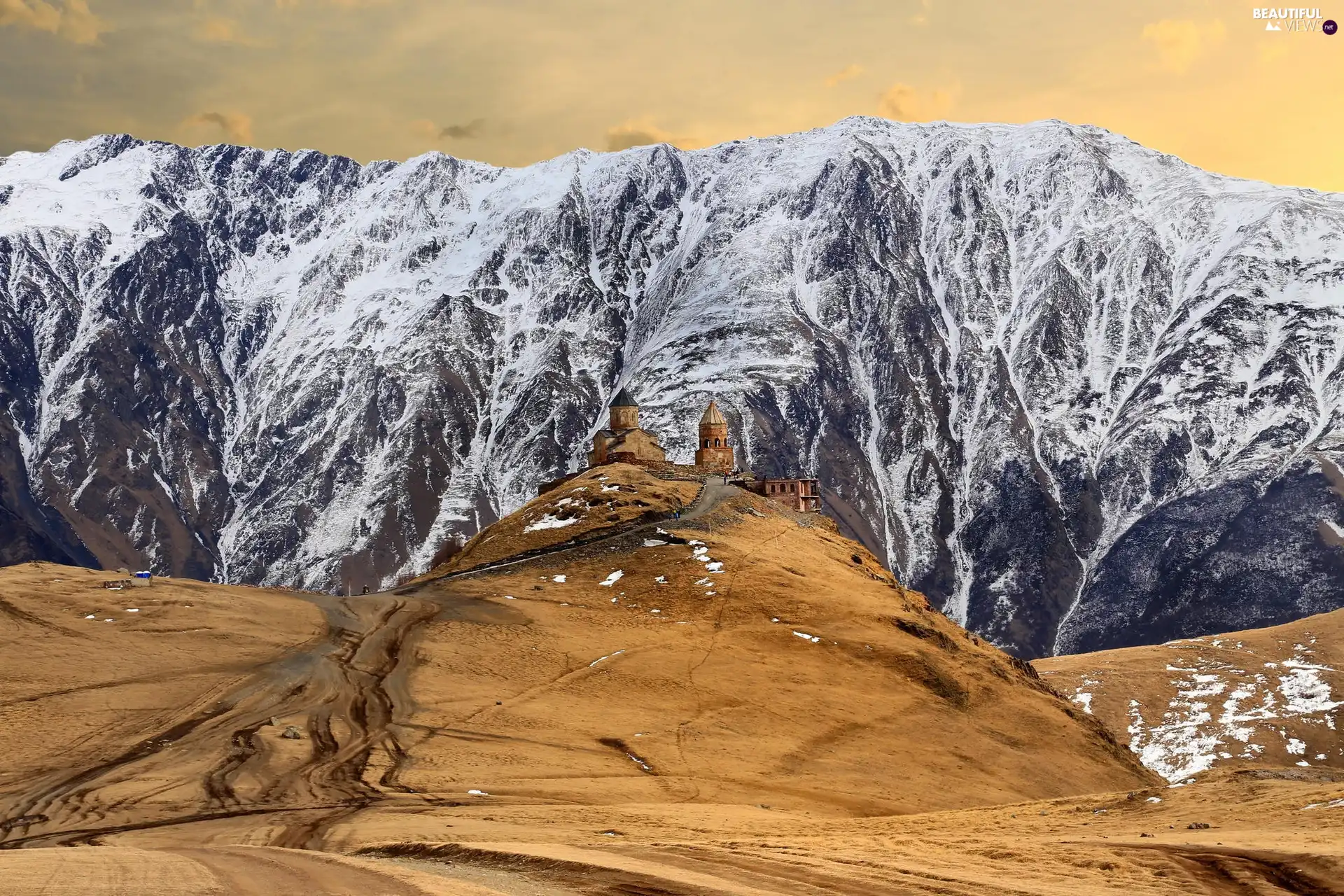 Church, Snowy, Mountains