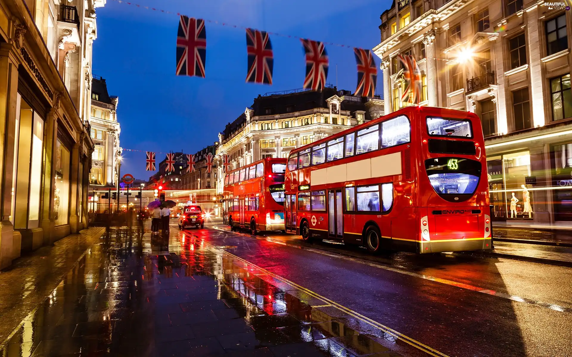 bus, London, England, Street