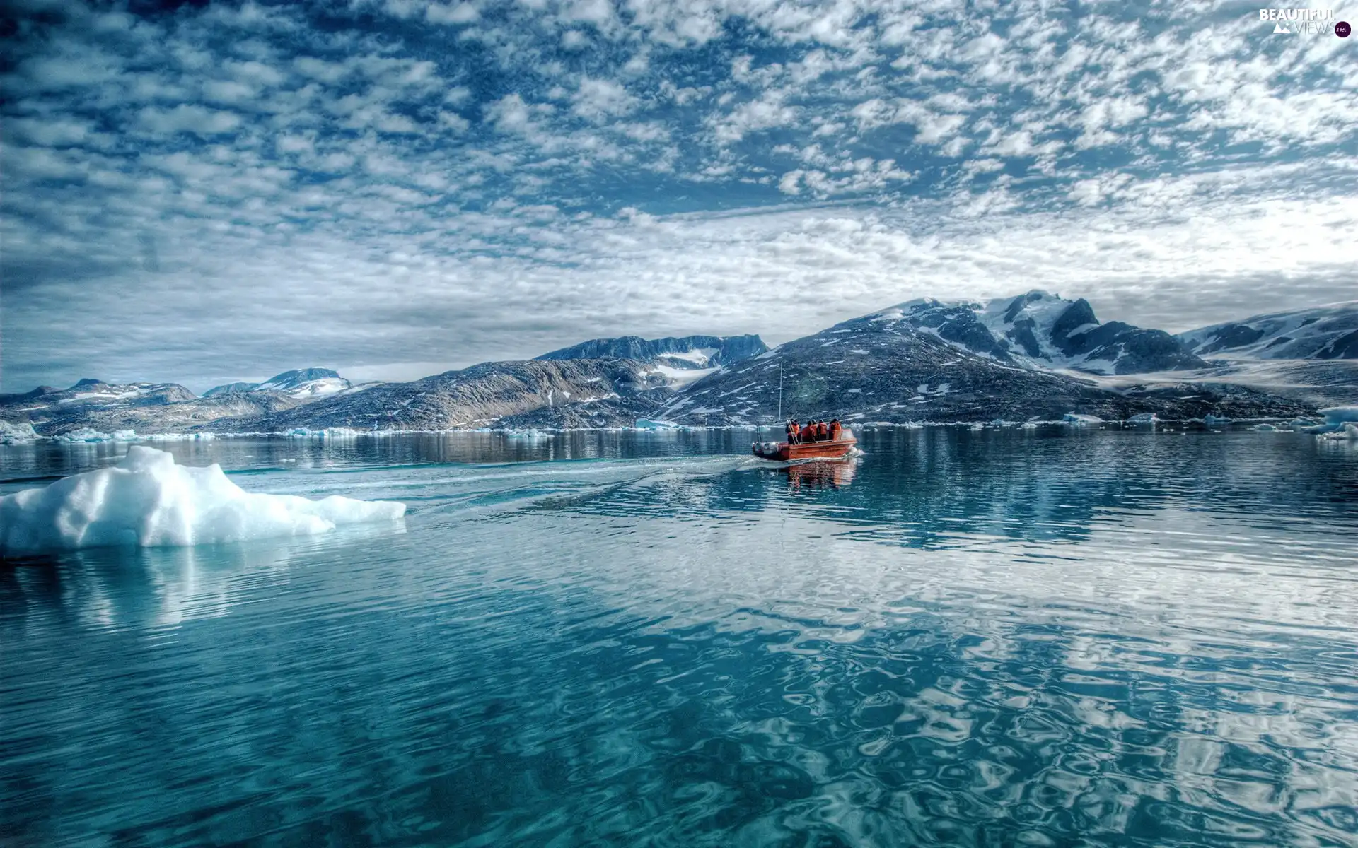 Icecream, clouds, expedition, water