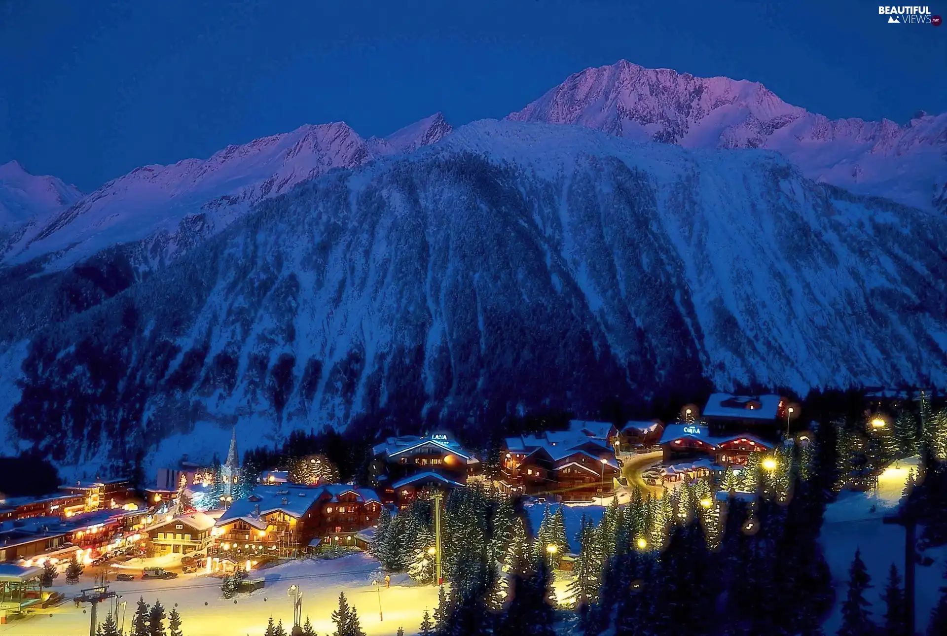 France, Mountains, spa, ski, Courchevel