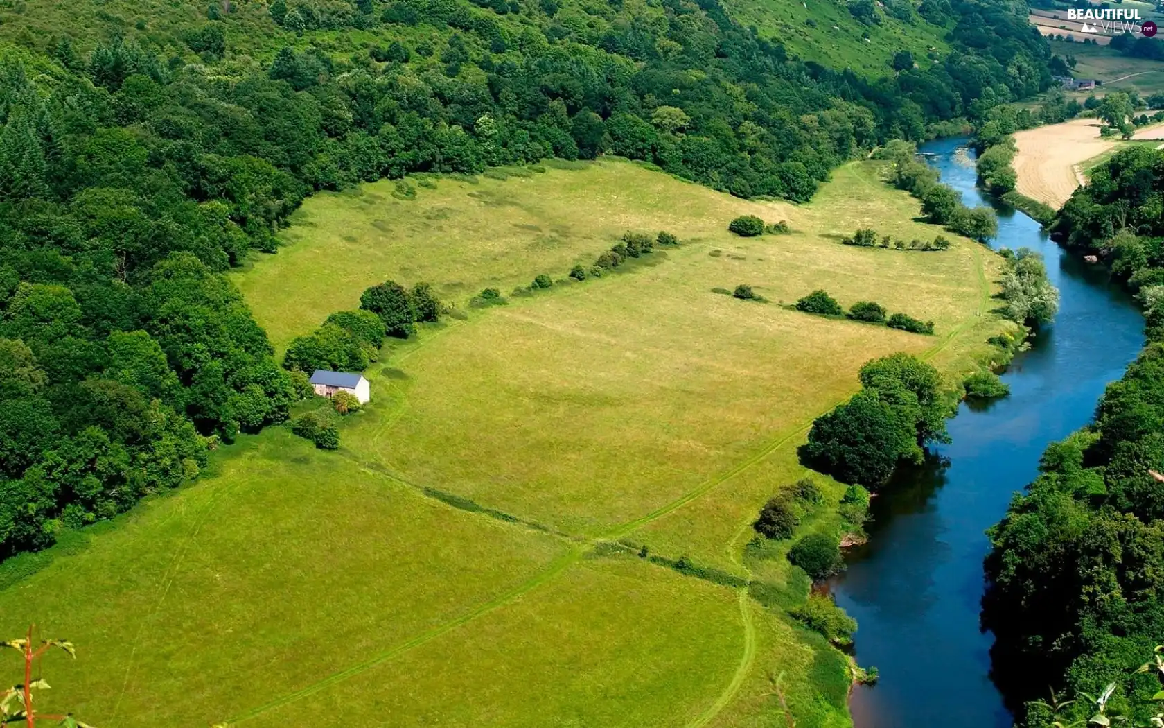 Home, River, forest