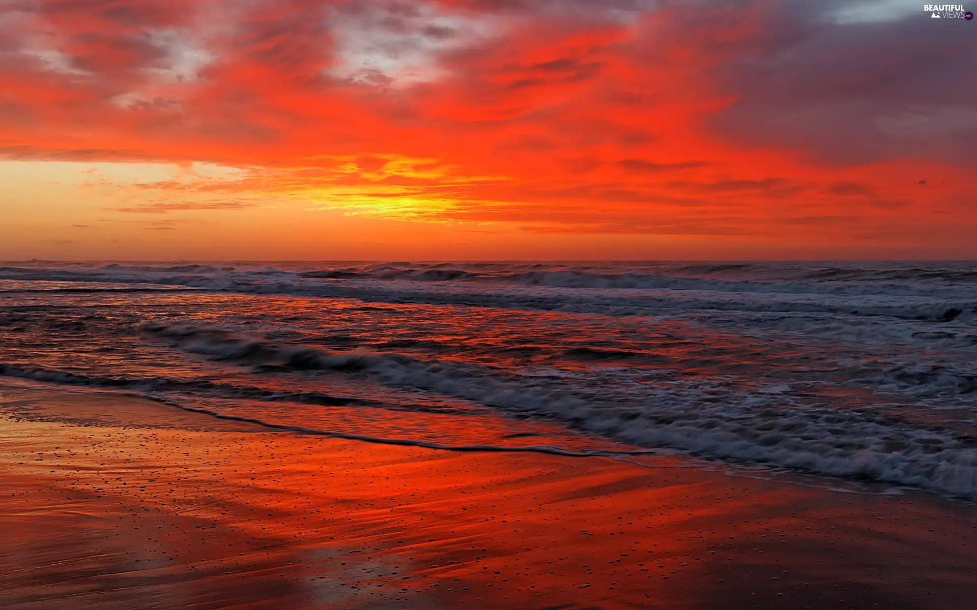 horizon, sea, Beaches