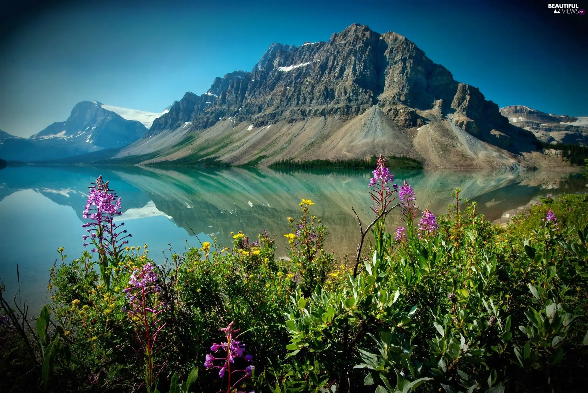 Canada, Mountains, Lake Albert