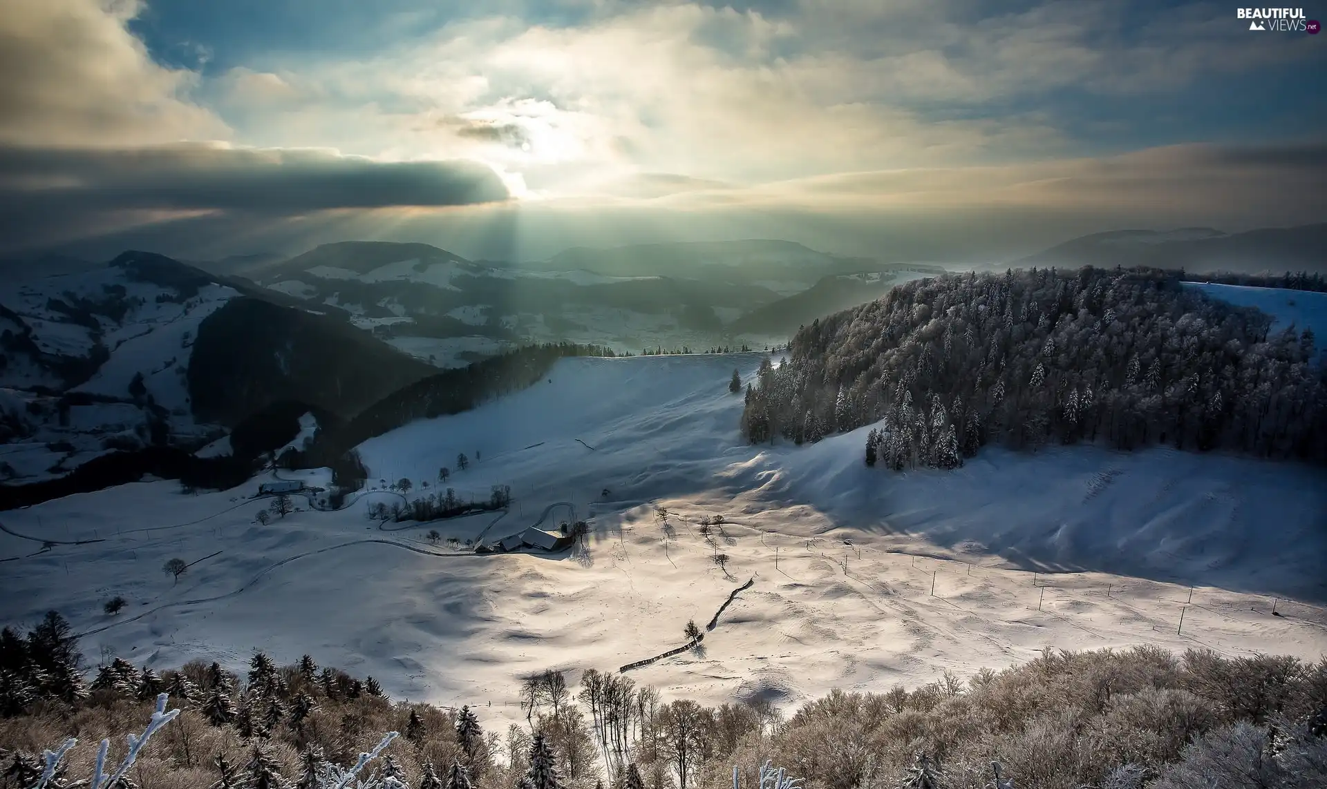 winter, Switzerland, Jura Mountains