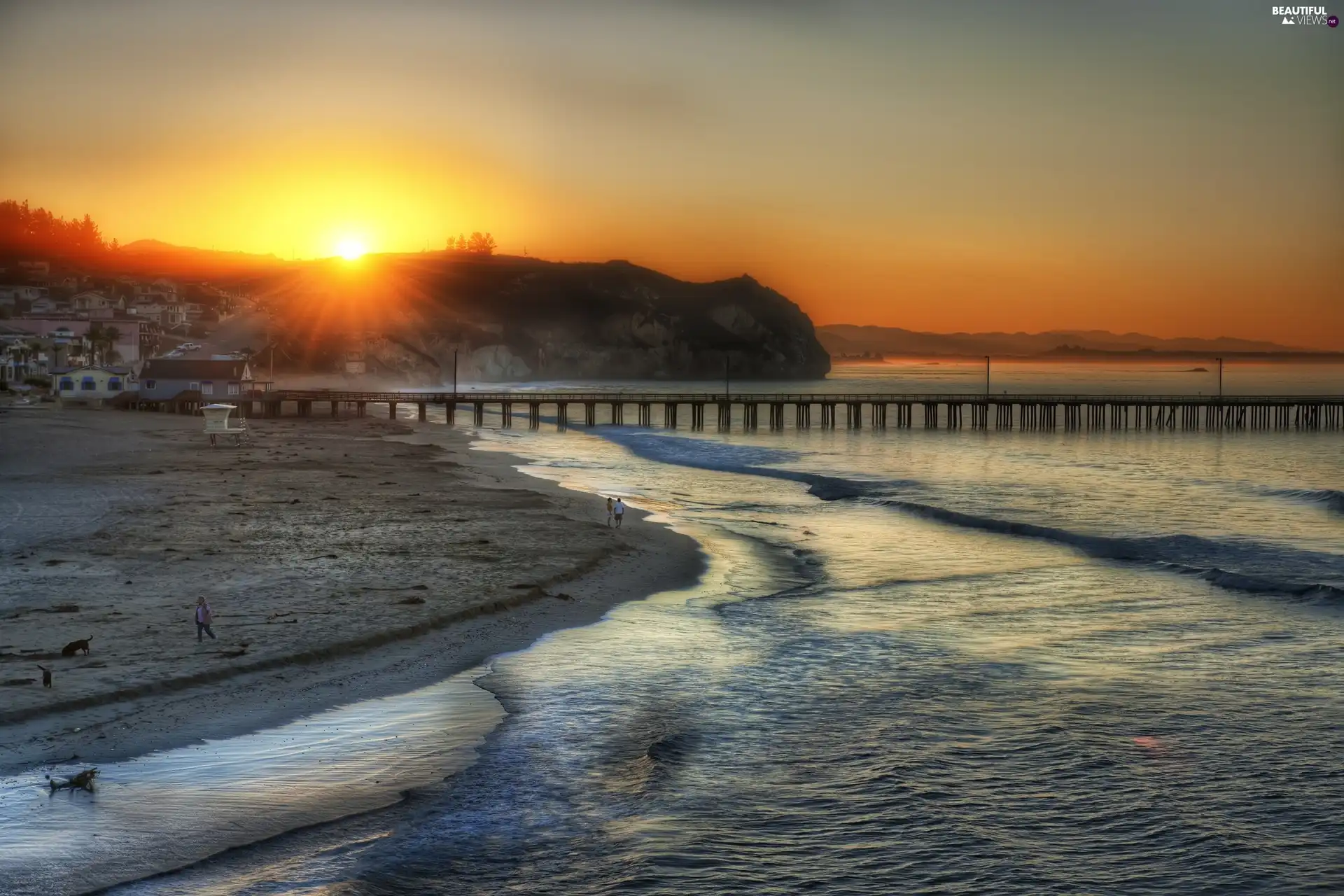 Obispo, California, sea, San Louis, Beaches