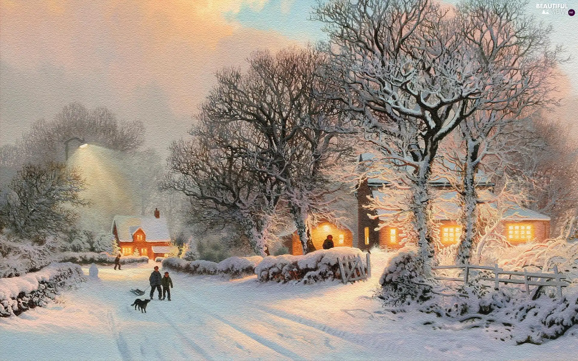 Winter, scenery