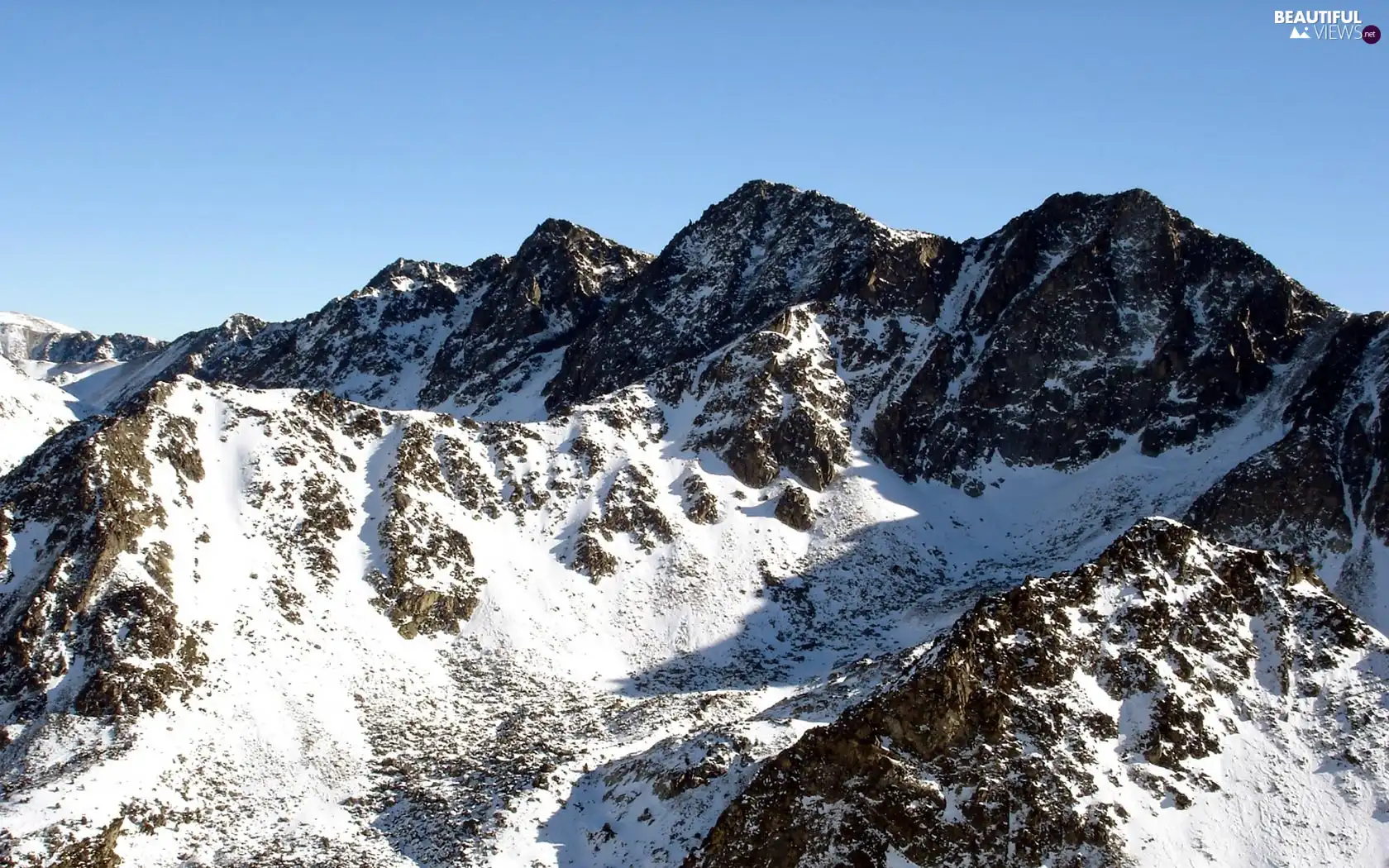 snow, Mountains, height