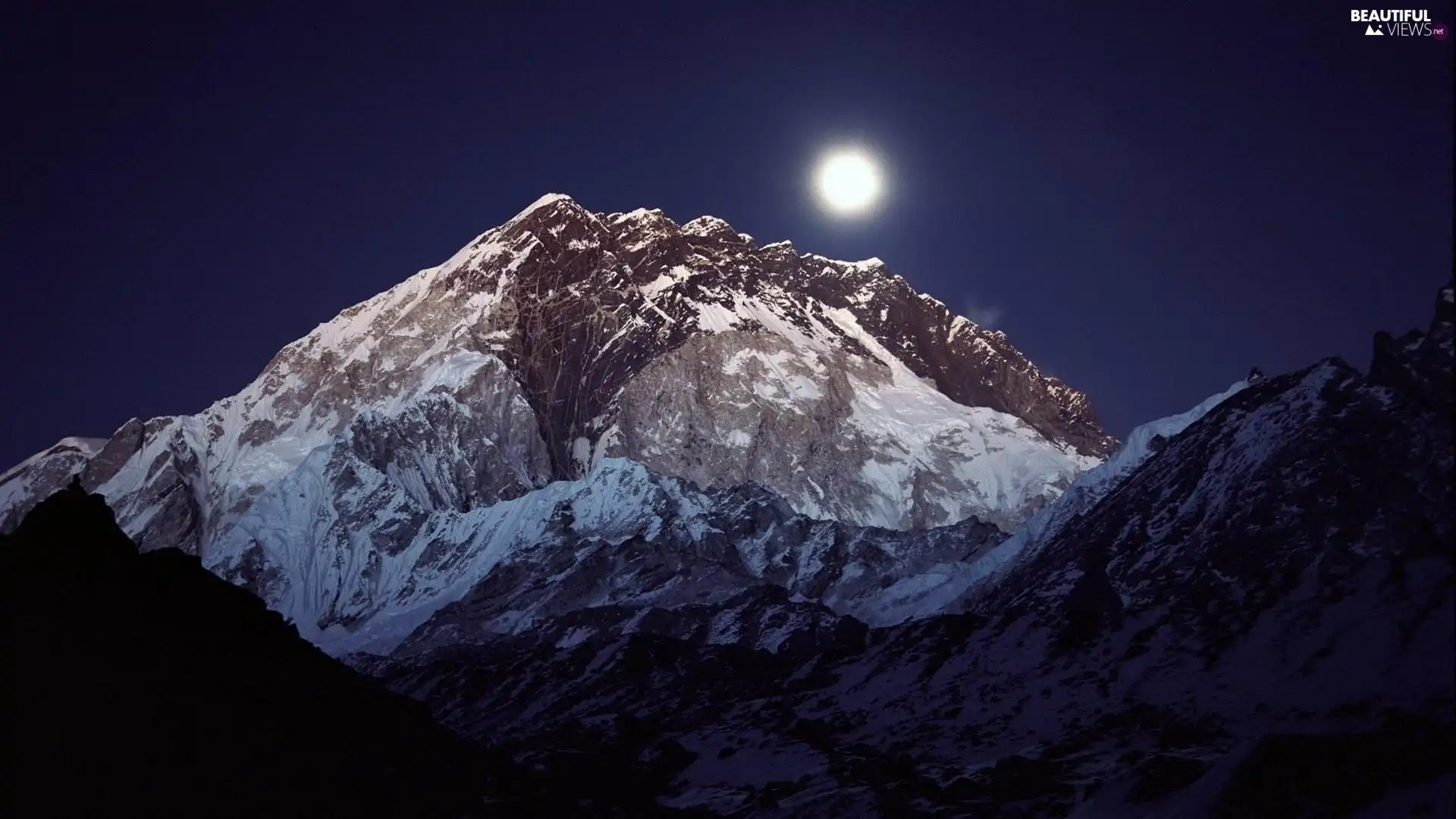 mountains, snow