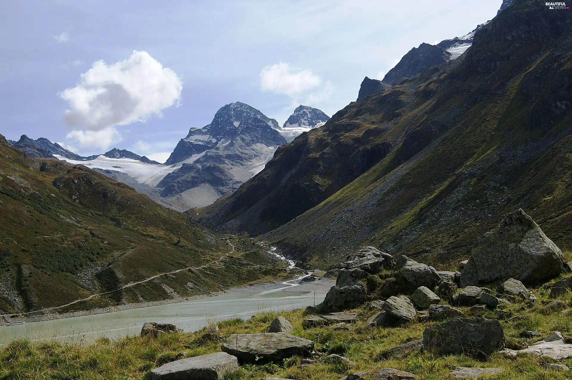 Piz Buin, Mountains, Stones, Austria